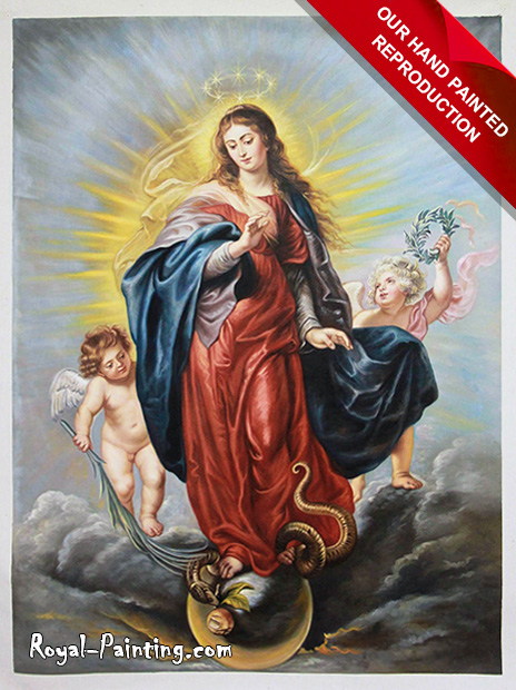 Hand Painted oil Painting : Christianity